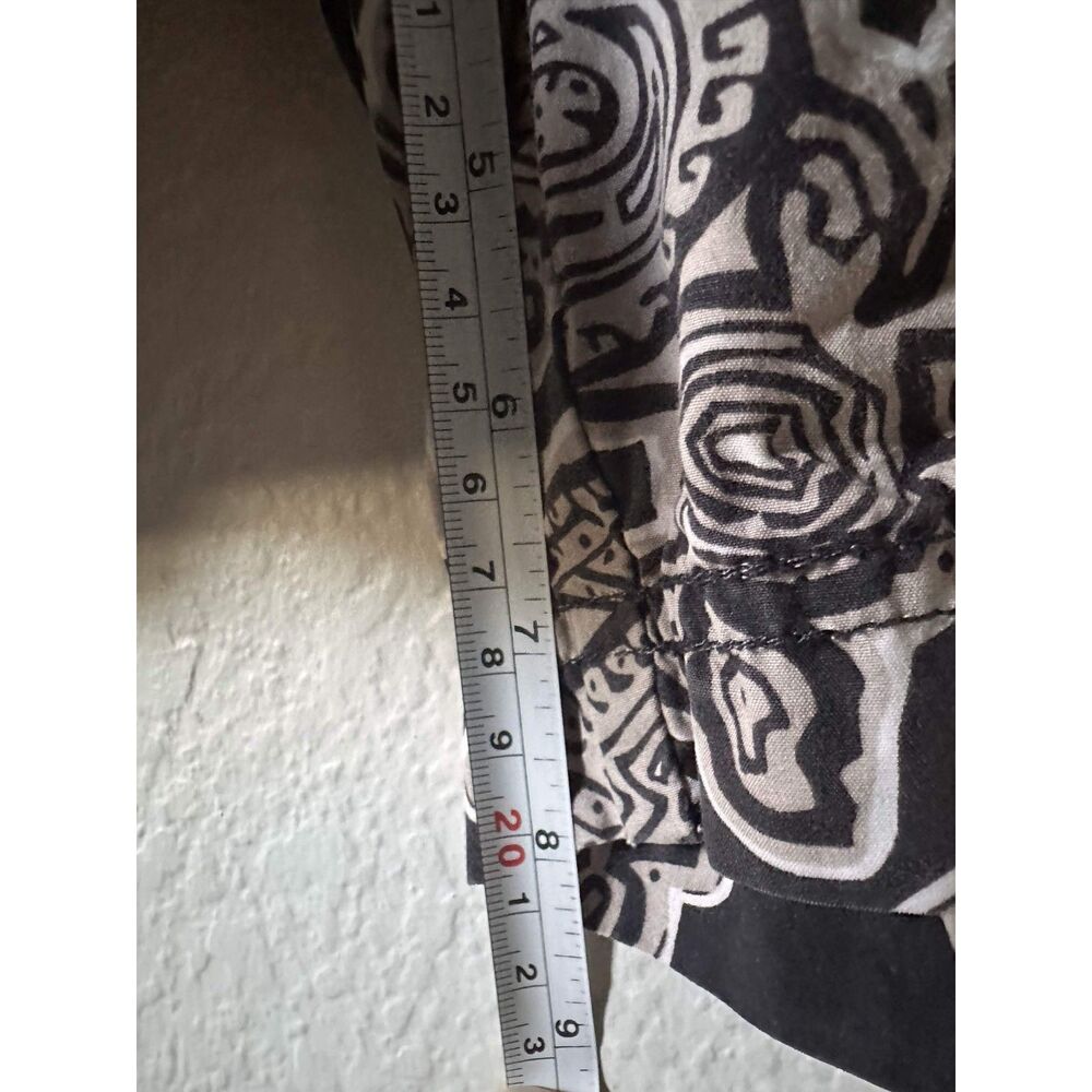 Michael Kors Men's L Dark Brown Paisley Swim Trunks 100% Cotton Mesh Lined Boho - Picture 5 of 8